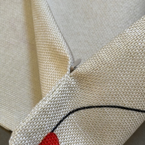 Both New! Pillow cover + insert,18”X 18”, “Let It Snow”w/Christmas lights design - Picture 8 of 10